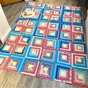 Artisan Sunset quilt vibe w cottacore granny prairie cabin vibe